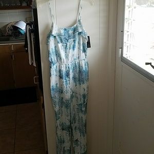 Mossimo 'coral reef print' jumpsuit